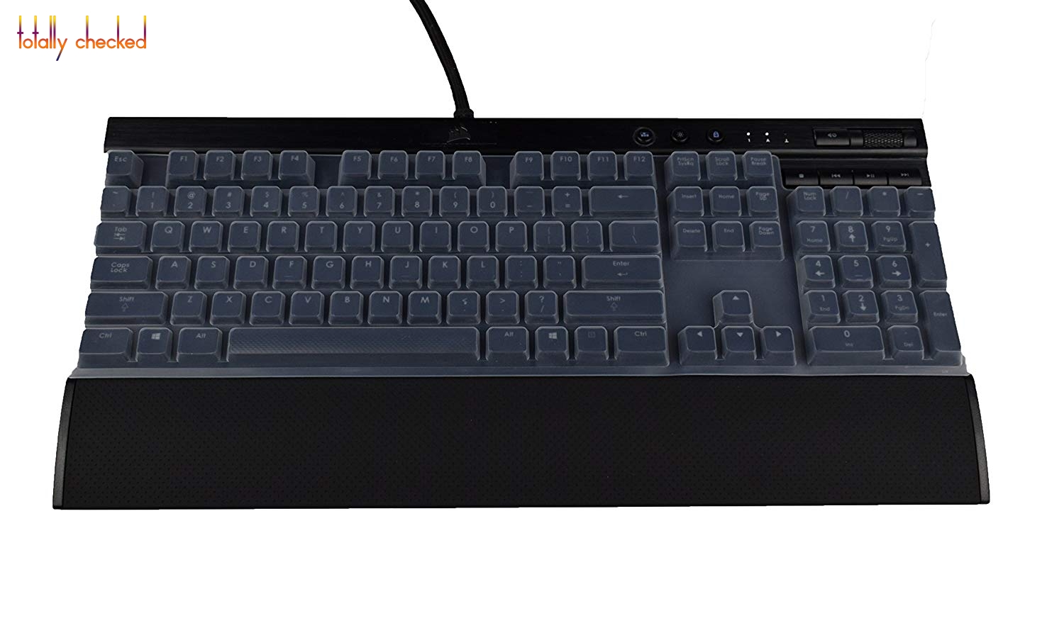 Gaming Keyboard No Rgb - Corsair-غطاء لوحة مفاتيح من السيليكون RGB