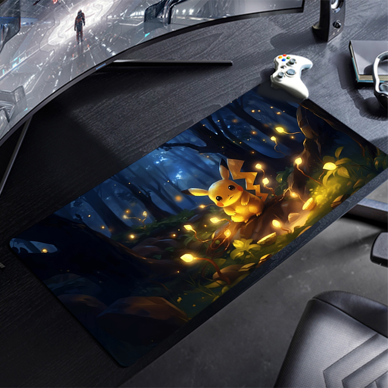 Gaming Keyboard Mini - لوحة ماوس بيكاتشو للألعاب 900x400، مصنوعة