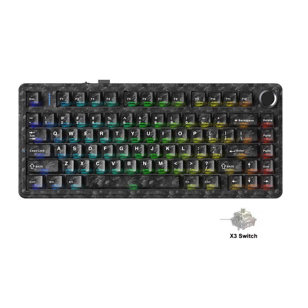 Gaming Keyboard Hot Swappable - لوحة مفاتيح الألعاب اللاسلكية AULA F75