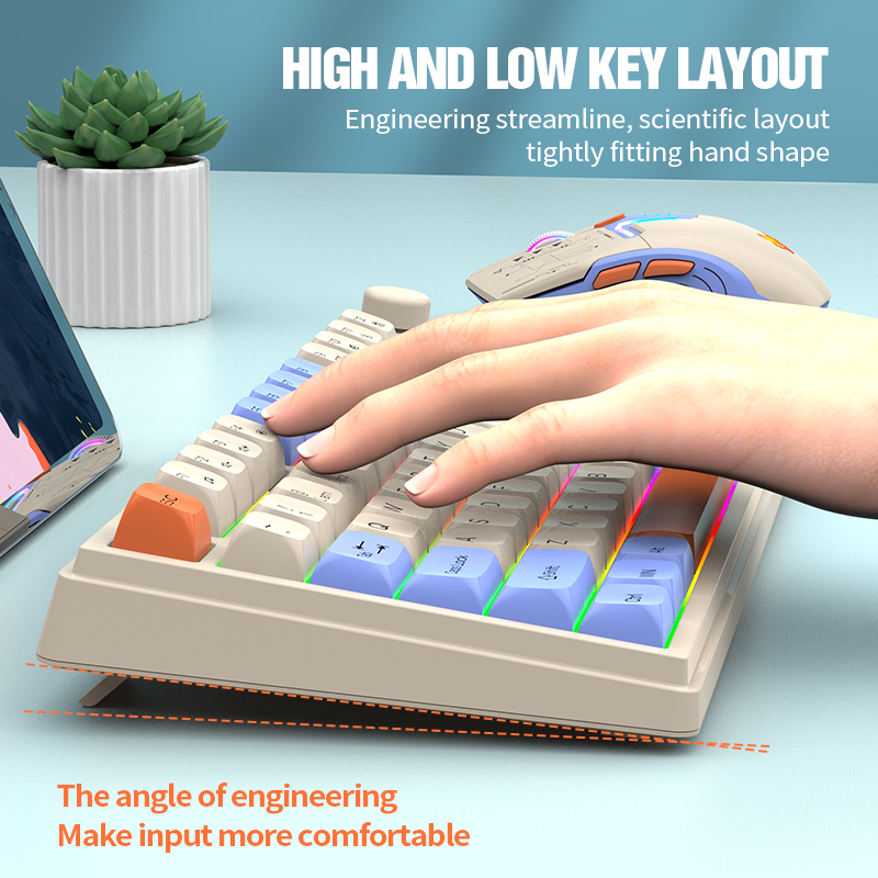 مجموعة لوحة مفاتيح وماوس للألع - مراجعة Gaming Keyboard No Rgb وسعره