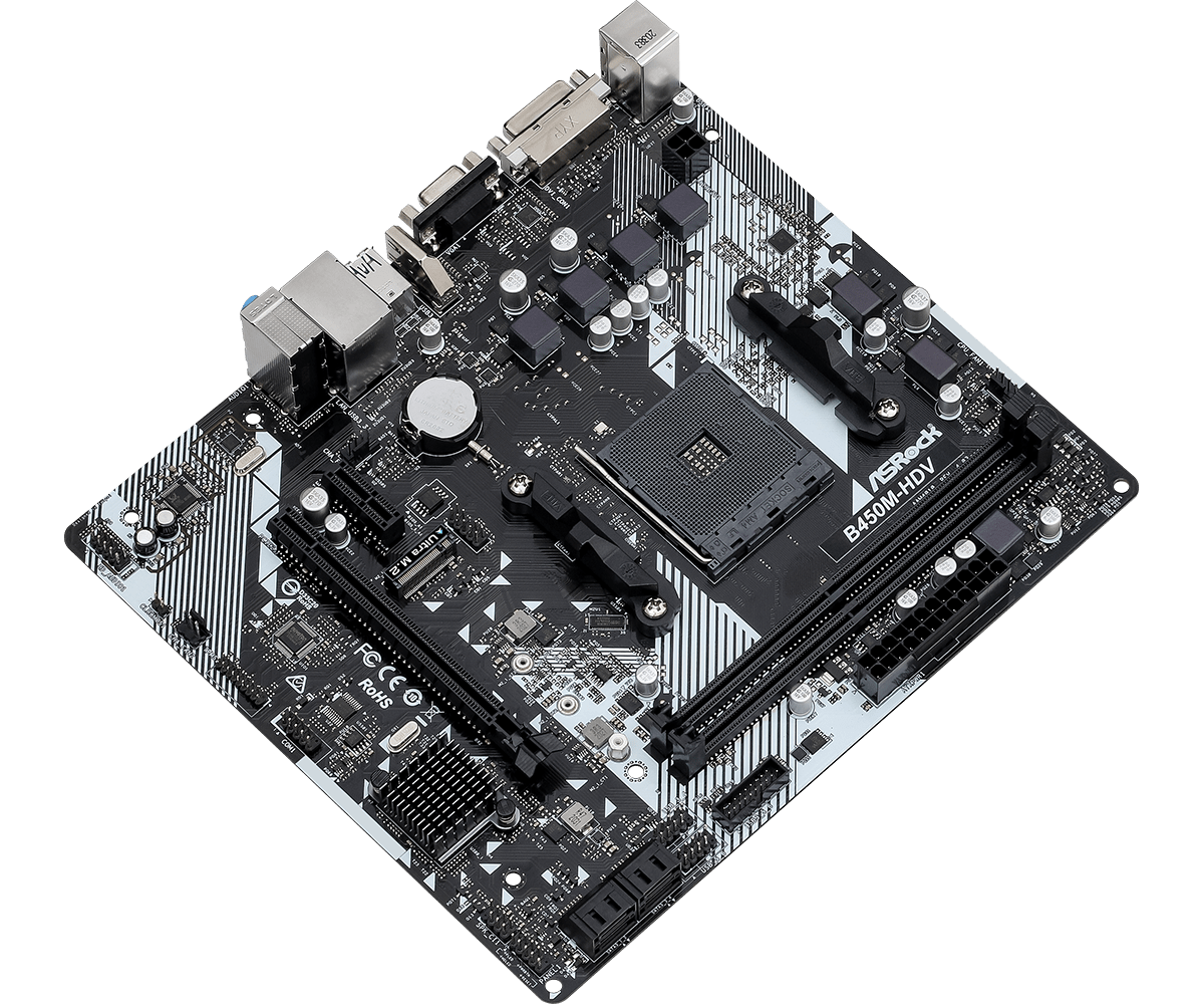 لوحة أم AMD B450 ASROCK B450M- - مراجعة Amd Cpu Ryzen 7 وسعره