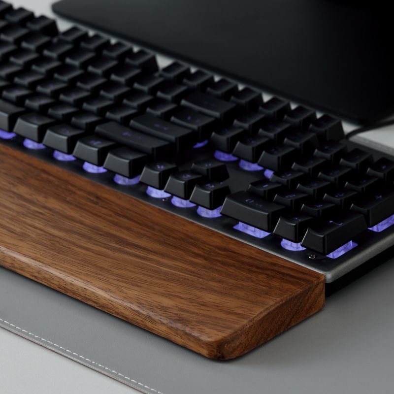 لوحة المفاتيح الخشبية الصلبة م - مراجعة Gaming Keyboard Nearby وسعره