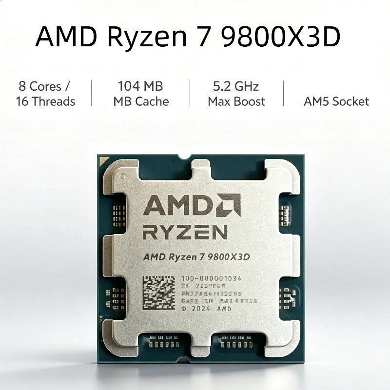 معالج AMD Ryzen 7 9800X3D لإنش - مراجعة Amd Cpu Ryzen 7 وسعره