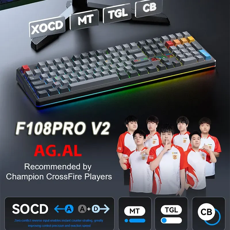 لوحة مفاتيح ميكانيكية AULA F10 - مراجعة Gaming Keyboard Hot Swappable وسعره