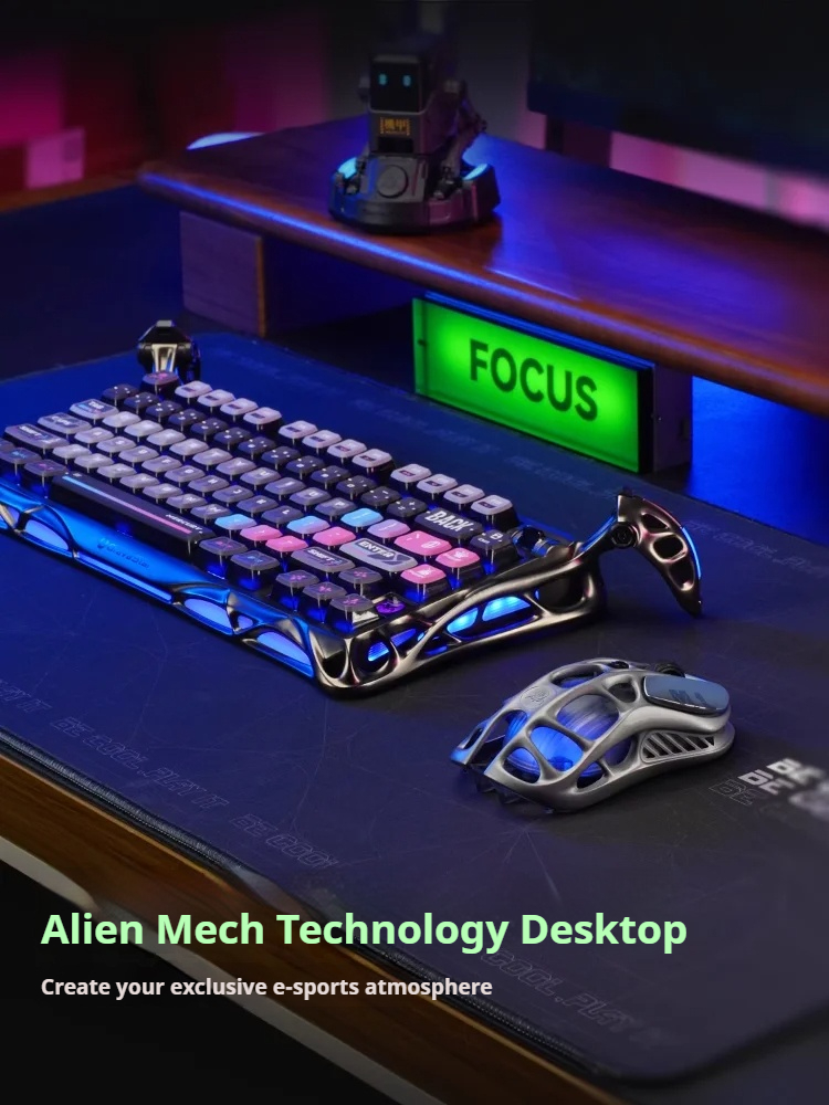 ماوس لاسلكي GravaStar M1 M2 أو - مراجعة Gaming Keyboard No Rgb وسعره